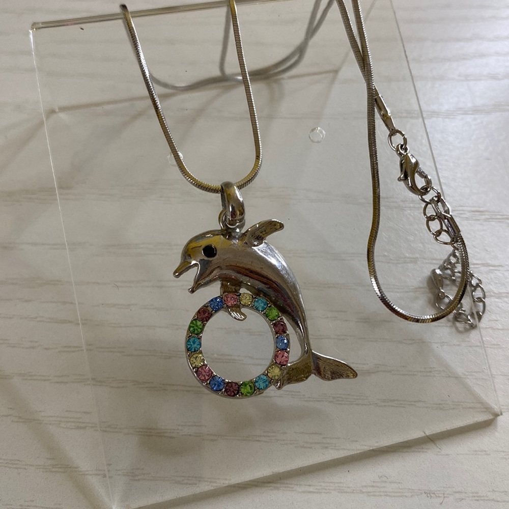 Vintage Style Dolphin Necklace